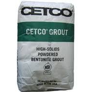 CETCO GROUT - POWDERED - 50 LB BAGS