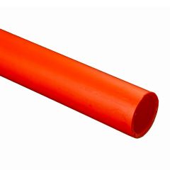 1 1/2" x 20' OAL Solid Marker Post - Orange