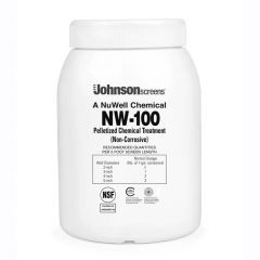 1 GALLON JAR NU-WELL 100 PELLITIZED ACID.