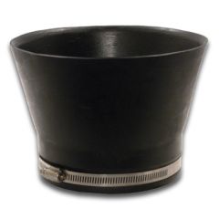 4" X 7" RUBBER SHALE TRAP WITH GEAR CLAMP