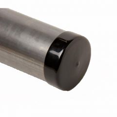 3" BLACK SHELBY TUBE CAP
